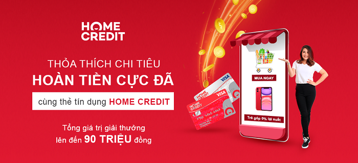 Sản phẩm thẻ tín dụng Home Credit ra đời gần đây