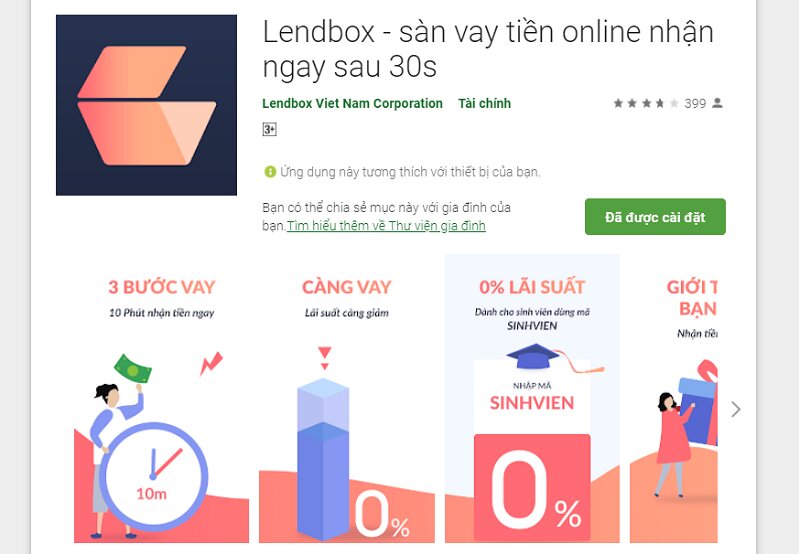 App vay tiền lenbox