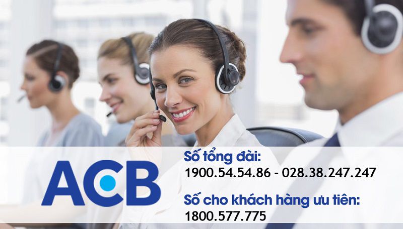 Hotline ngân hàng ACB: 1900 54 54 86