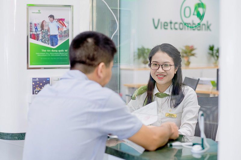 Quy trình đăng ký tại quầy giao dịch Vietcombank